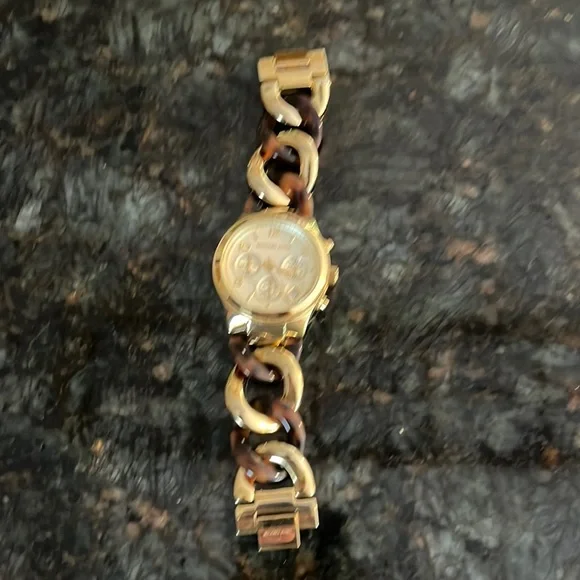 Gold and Brown Studded Women\'s Watch Michael Kors No scratches Michael Kors MK5538 Women main image 2